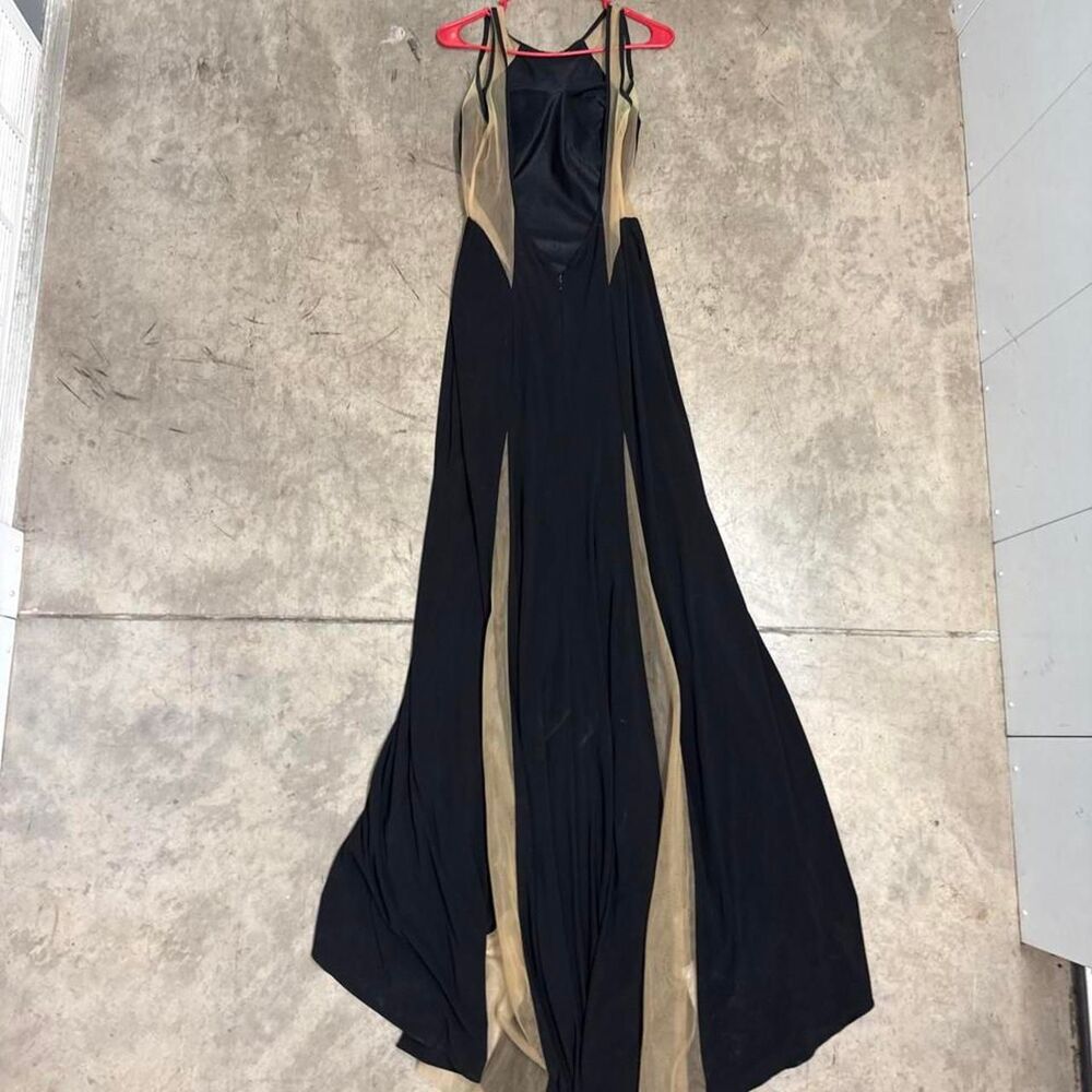 Jovani Women's Black maxi Dress- 8